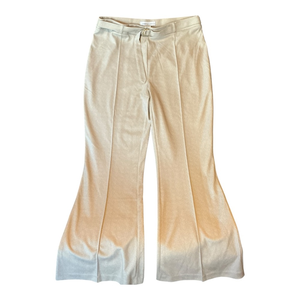 Chic Cream Flare Women's Pants